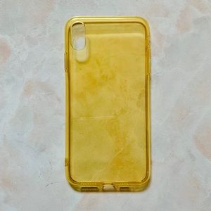 Soft yellow TPU case for xs max